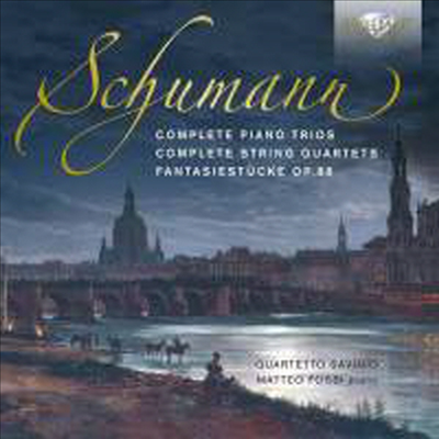 슈만: 피아노 삼중주 1번 - 3번 &amp; 현악 사중주 1 - 3번 (Schumann: Piano Trios Nos.1 - 3 &amp; String Quartets Op. 41 Nos.1 - 3) (3CD) - Quartetto Savinio