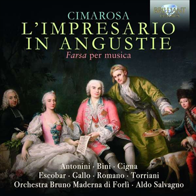 치마로사: 오페라 '어려움에 처한 극장주' (Cimarosa: Opera 'L'impresario in angustie')(CD) - Aldo Salvagno