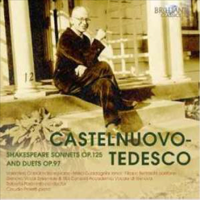 카스텔누오보-테데스코: 셰익스피어 소네트 Op.125 &amp; 듀엣 Op.97 (Castelnuovo?Tedesco: Shakespeare Sonnets &amp; Duets) (2CD) - Roberta Paraninfo