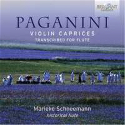 파가니니: 바이올린을 위한 24개의 카프리스 - 플루트 편곡반 19곡 발췌 (Paganini: Caprices for Solo Op. 1 Nos.1 - 24 for Flute) (CD) - Marieke Schneemann