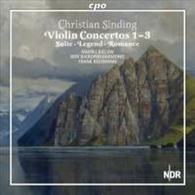 신딩 : 바이올린 협주곡 1~3번, 로망스, 전설 & 모음곡 A단조 (Sinding : The Works for Violin & Orchestra) (2CD) - Andrej Bielow