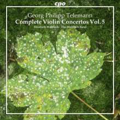 텔레만: 바이올린을 위한 협주곡 5집 (Telemann: Works for Violin Concertos Vol.5)(CD) - Elizabeth Wallfisch