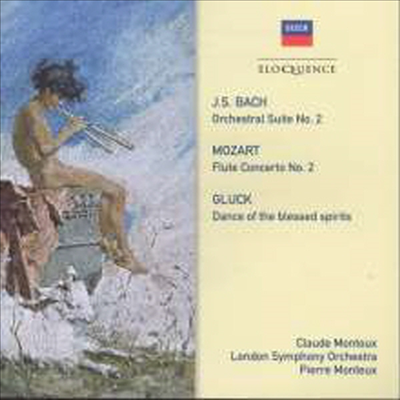 바흐: 관현악 모음곡 2번 & 모차르트: 플루트 협주곡 2번 (Bach: Orchestral Suite No.2 & Mozart: Flute Concerto No.2)(CD) - Pierre Monteux