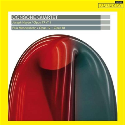 멘델스존 &amp; 하이든: 현악 사중주 (Mendelssohn &amp; Haydn: String Quartets)(CD) - Consone Quartet