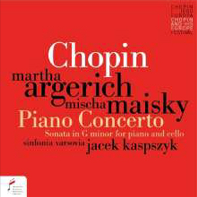 쇼팽: 피아노 협주곡 1번 &amp; 첼로 소나타 (Chopin: Piano Concerto No.1 &amp; Cello Sonata)(CD)(Digipack) - Martha Argerich