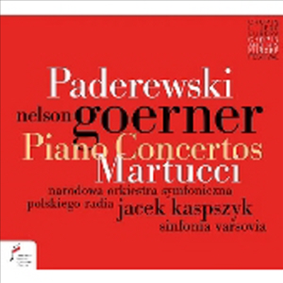 파데레프스키 & 마르투치: 피아노 협주곡 (Martucci & Paderewski: Piano Concertos)(CD) - Nelson Goerner