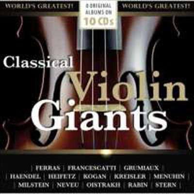 위대한 바이올린 협주곡 (Classical Violin Giants) (10CD Boxset) - David Oistrach