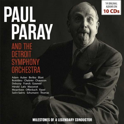 폴 파레와 디트로이트 심포니 (Paul Paray - Milstones of an Legendary Conductor) (10CD Boxset) - Paul Paray