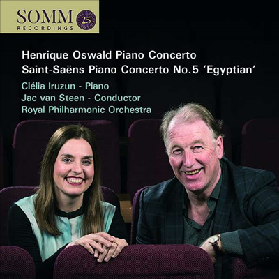오스왈드 & 생상스: 피아노 협주곡 (Oswald & Saint-Saens: Piano Concertos)(CD) - Clelia Iruzun