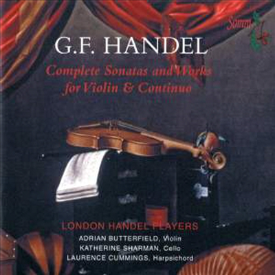 헨델: 바이올린 소나타 1집 (Handel: Sonatas for Violin Vol.1)(CD) - Adrain Butterfield