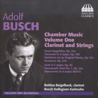 아돌프 부슈: 실내악 작품집 (Adolf Busch: Chamber Music Vol.1)(CD) - Busch Kollegium Karlsruhe