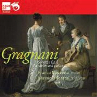그라냐니: 바이올린과 기타를 위한 소나타 Op.8 (Gragnani: Three Duos for Violin and Guitar Op.8)(CD) - Franco Mezzena