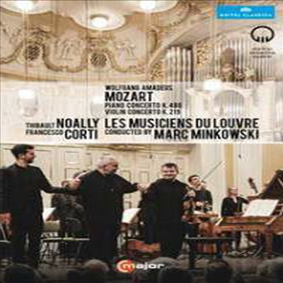 모차르트 협주곡의 정수 - 피아노 협주곡 23번 &amp; 바이올린 협주곡 5번 (Marc Minkowski at Mozartwoche - Piano Concerto No.23 &amp; Violin Concerto No.5) (DVD) (2016) - Francesco Corti