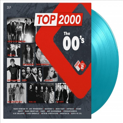 Various Artists - Top 2000 - The 00's (Ltd. Ed)(Gatefold)(180G)(Turquoise Vinyl)(2LP)