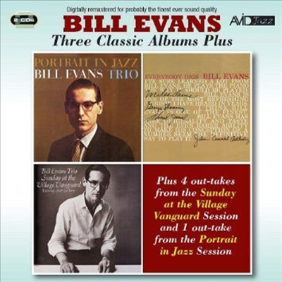 Bill Evans - 3 Classic Albums Plus (Remastered)(Bonus Tracks)(2CD)(CD)