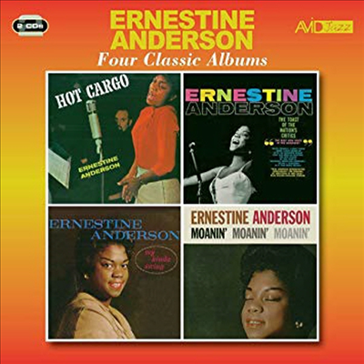 Ernestine Anderson - 4 Classic Albums - Hot Cargo/Toast Of The Nation&#39;s Critics/My Kinda Swing/Moanin&#39; Moanin&#39; Moanin&#39; (Remastered)(4 On 2CD)