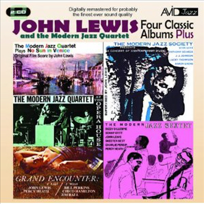 John Lewis &amp; Modern Jazz Quartet - Four Classic Albums (Remastered)(2CD)