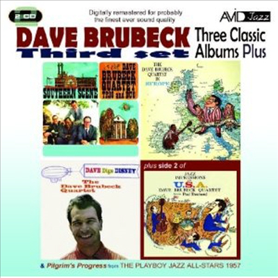 Dave Brubeck - Three Classic Albums Plus (Dave Digs Disney / Southern Scene / The Dave Brubeck Quartet In Europe) (Remastered)(2CD)
