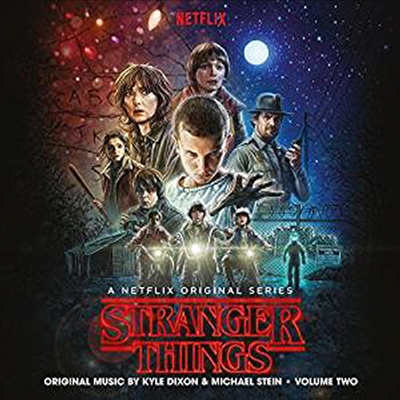 Kyle Dixon &amp; Michael Stein - Stranger Things Season 1, Vol. 2 (기묘한 이야기)(O.S.T.) (Gatefodl Cover)(Frosted Clear With Red Blob 2LP)