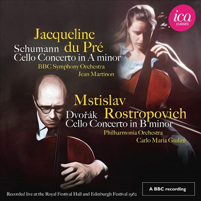드보르작 & 슈만: 첼로 협주곡 (Dvorak & Schumann: Cello Concertos)(CD) - Jacqueline du Pre
