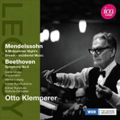 멘델스존: 극음악 '한 여름 밤의 꿈', 베토벤: 교향곡 8번 (Mendelssohn: A Midsummer Night's Dream, Beethoven: Symphony No.8)(CD) - Otto Klemperer