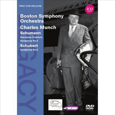 슈만: 교향곡 2번, 제노베바 서곡,슈베르트: 교향곡 5번 (Schumann: Symphony No.2, Genoveva Overture, Schubert: Symphony No.5) (DVD)(2011) - Charles Munch