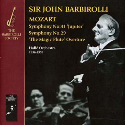 모차르트: 교향곡 29 & 41번 '주피터' (Mozart: Symphonies Nos.29 & 41 'Jupiter')(CD) - John Barbirolli