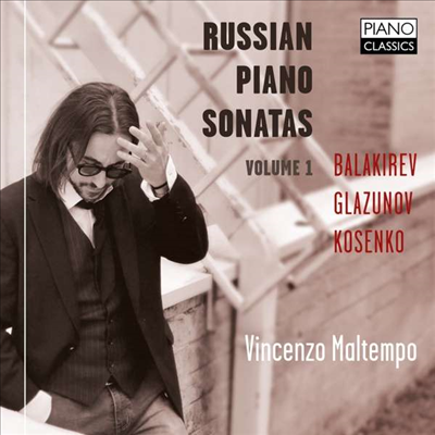 러시아 피아노 소나타 1집 - 코센코, 발라키레프 & 글라주노프 (Russian Piano Sonatas Vol.1 - Kosenko, Balakirev & Glazunov)(CD) - Vincenzo Maltempo