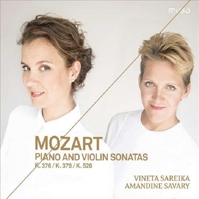 모차르트: 바이올린 소나타 24, 27 &amp; 35번 (Mozart: Violin Sonatas Nos.24, 27 &amp; 35)(Digipack)(CD) - Vineta Sareika