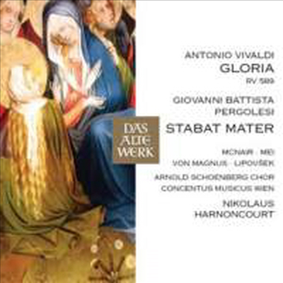 비발디: 글로리아 & 페르골레시: 스타바트 마테르 (Vivaldi: Gloria & Pergolesi: Stabat Mater)(CD) - Nikolaus Harnoncourt