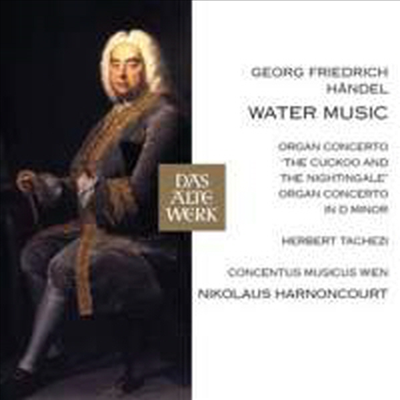 헨델: 수상음악 & 오르간 협주곡 13번, 15번 (Handel: Water Music & Organ Concerto Nos.13, 15)(CD) - Nikolaus Harnoncourt