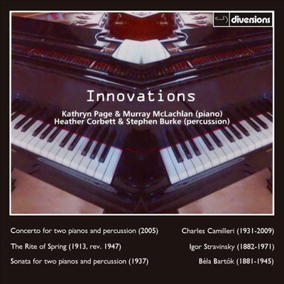 카밀레리, 스트라빈스키, 바르톡: 두 대의 피아노와 타악 작품집 (Camilleri, Stravinsky, Bartok - Innovations)(CD) - Murray McLachlan