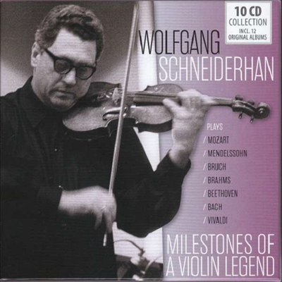 볼프강 슈나이더한 - 오리지널 앨범 컬렉션 (Wolfgang Schneiderhan - Milestones of a Legend) (10CD Boxset) - Wolfgang Schneiderhan