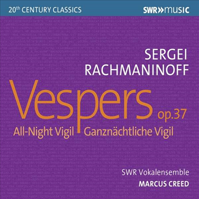 라흐마니노프: 저녁 기도 (Rachmaninov: Vespers, Op.37)(CD) - Marcus Creed