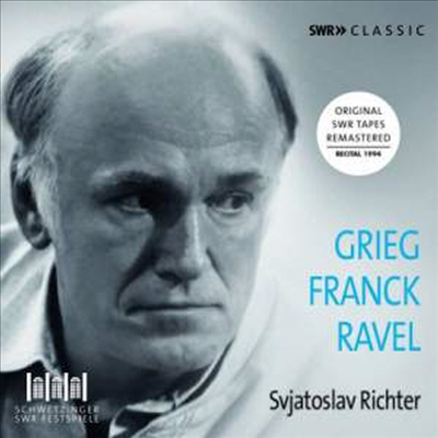 리흐테르가 연주하는 그리그, 프랑크 &amp; 라벨 (Svjatoslav Richter plays Grieg, Franck &amp; Ravel - 1994 Piano Recital)(CD) - Svjatoslav Richter