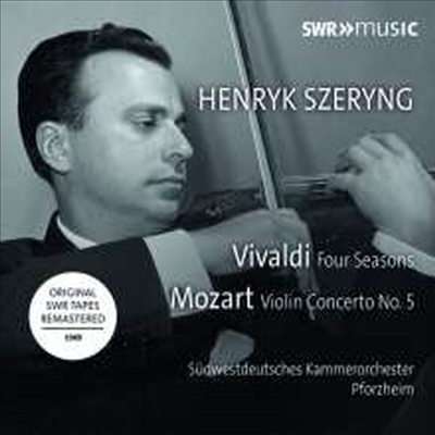 모차르트: 바이올린 협주곡 5번 & 비발디: 사계 (Mozart: Violin Concerto No.5 'Turkish' & Vivaldi: The Four Seasons)(CD) - Henryk Szeryng