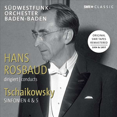 차이코프스키: 교향곡 4 &amp; 5번 (Tchaikovsky: Symphonies Nos.4 &amp; 5) (2CD) - Hans Rosbaud