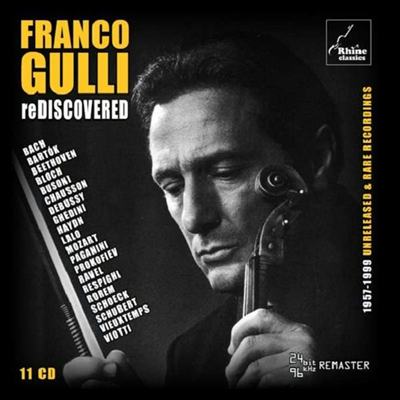 다시 발견한 테이프 - 프랑코 굴리의 예술 (Franco Gulli Rediscovered: 1957-1999 Unreleased & Rare Recordings) (11CD Boxset) - Franco Gulli