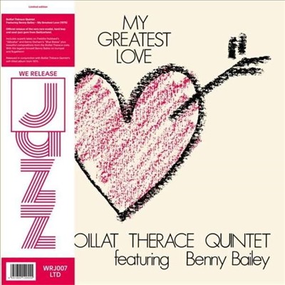 Boillat Therace Quintet - My Greatest Love (Digipack)(CD)