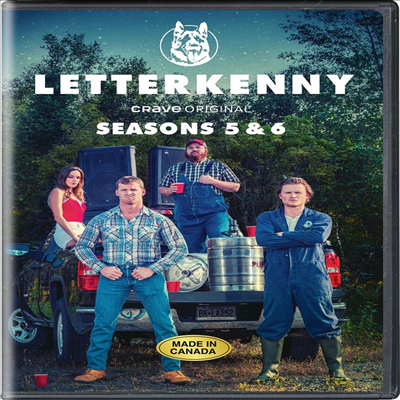 Letterkenny: Seasons 5 &amp; 6 (레터케니: 시즌 5 &amp; 6)(지역코드1)(한글무자막)(DVD)