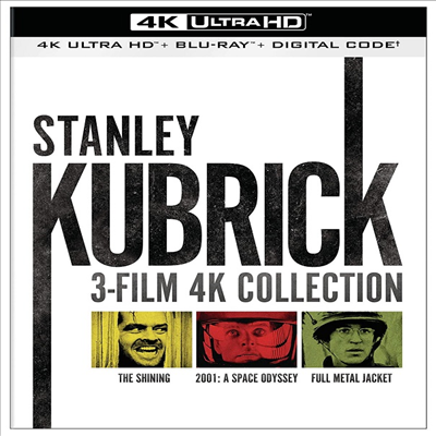 Stanley Kubrick: 3-Film 4K Collection (The Shining / 2001: A Space Odyssey / Full Metal Jacket) (스탠리 큐브릭 3 필름 컬렉션)(한글무자막)(4K Ultra HD)