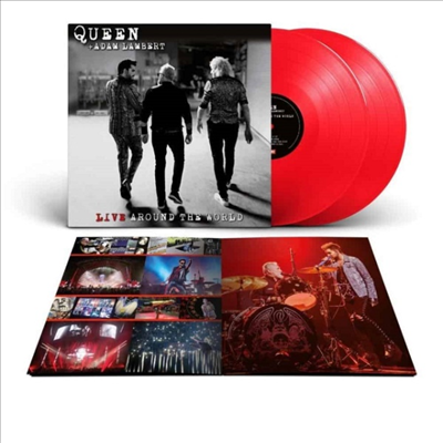 Queen &amp; Adam Lambert - Live Around The World (Ltd. Ed)(Gatefold)(180G)(Red Vinyl)(2LP)