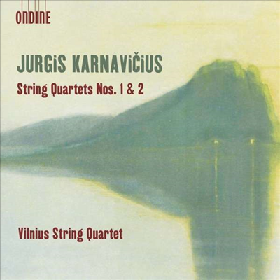 카르나비치우스: 현악 사중주 1 &amp; 2번 (Karnavicius: String Quartets Nos.1 &amp; 2)(CD) - Vilnius String Quartet