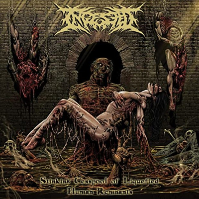 Ingested - Stinking Cesspool Of Liquified Human Remnants (Green & Black 10 inch LP+CD)