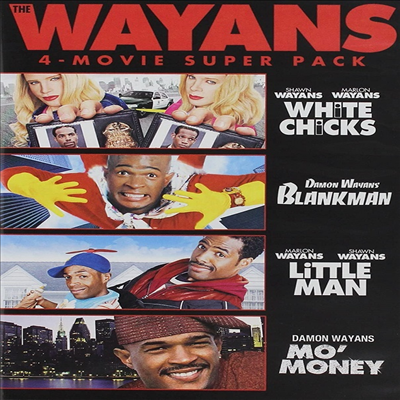 White Chicks / Blankman / Little Man / Mo' Money (화이트 칙스 / 블랭크맨 / 리틀 맨 / 머니 머니)(지역코드1)(한글무자막)(DVD)
