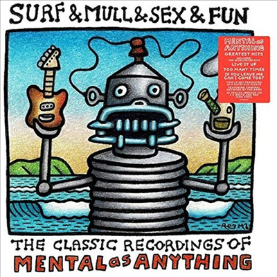 Mental As Anything - Surf & Mull & Sex & Fun: The Classic Recordings Of Mental As Anything (Gatefold)(Red & White 2LP)