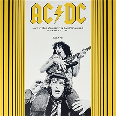 AC/DC - Live At Old Waldorf In San Francisco September 3 1977 (Red Vinyl)(LP)