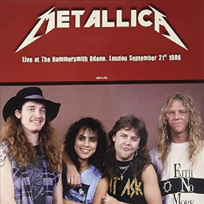 Metallica - Live At The Hammersmith Odeon, London September 21th 1986 (180G)(Red Vinyl)(LP)