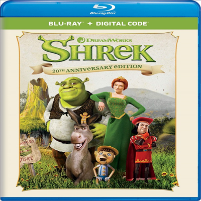 Shrek (20th Anniversary Edition) (슈렉) (2001)(한글무자막)(Blu-ray)
