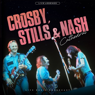 Crosby, Still & Nash - Cathedral: Live Broadcast (translucent blue vinyl)(LP)